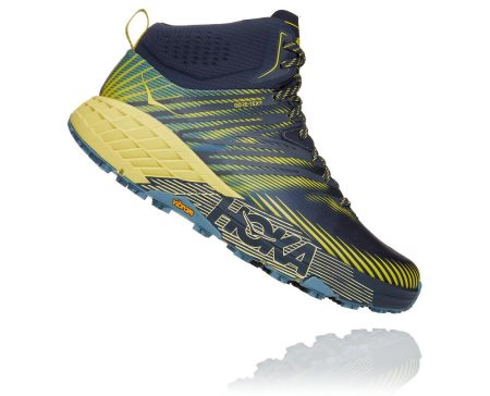 Hoka One One Speedgoat Mid Gore-tex 2 Moški Trail Tekaški Čevlji Modra SI-824570F